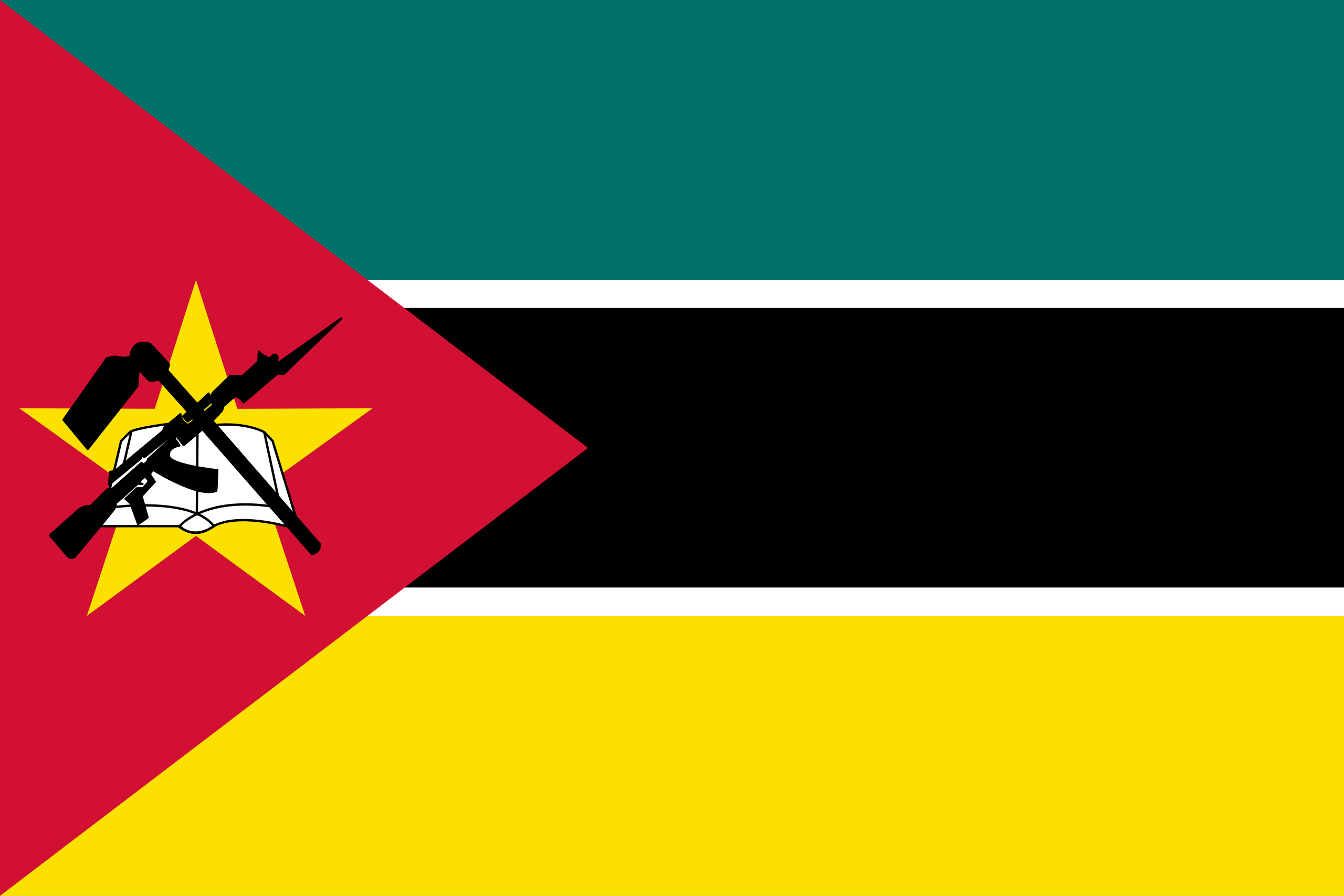Flag team - Mozambique 