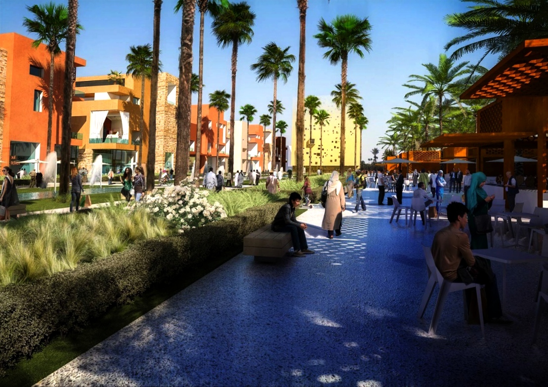 Place Bab Doukkala, à Marrakech (nord-ouest de la médina) - Match We Can