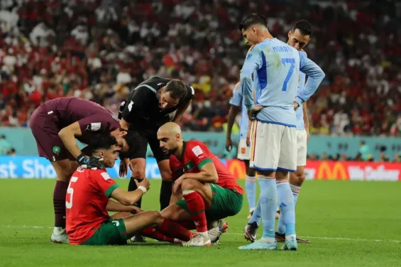 Initialement convoqué par le Maroc, Nayef Aguerd retourne à Marseille pour se rétablir - Match We Can